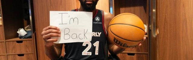 B体育体育报道-缺席8周后复出！恩比德：这次受伤使我精神受到重创