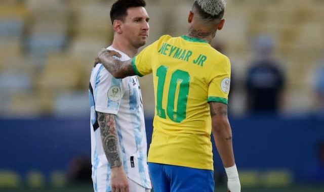 B体育官方网站-美洲杯决赛后曾长聊 内少祝贺梅西：享受你的冠军！